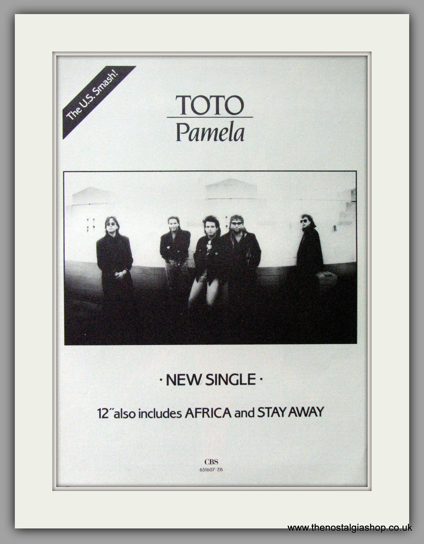 Toto, Pamela. 1988 Original Advert (ref AD53134)