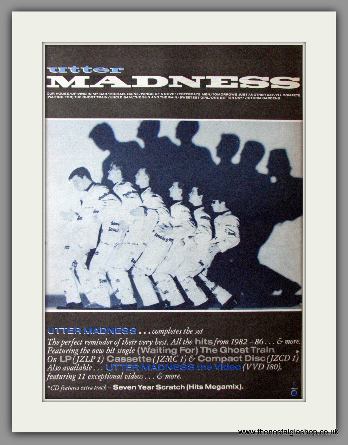 Madness. Utter Madness. Original Vintage Advert 1986 (ref AD11316)