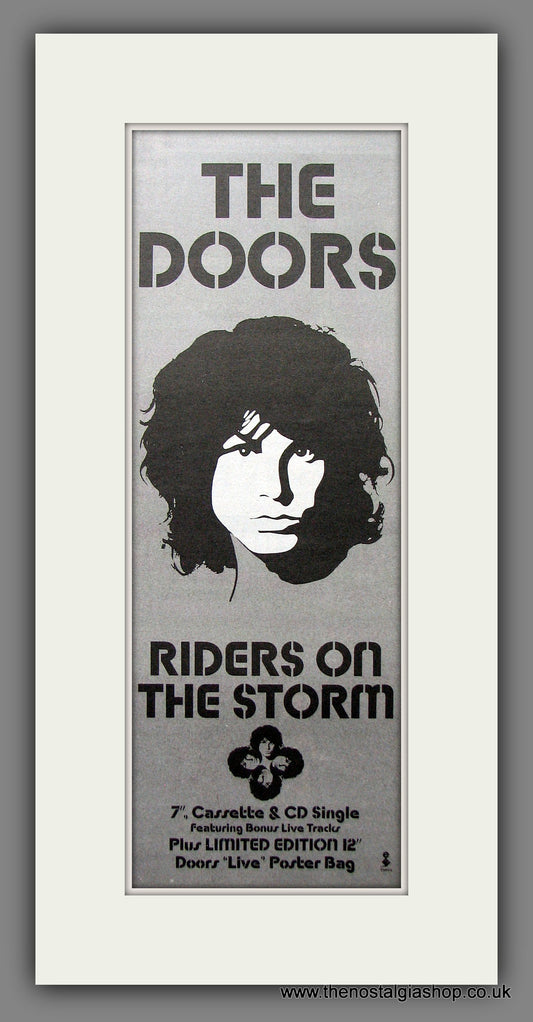 Doors (The) Riders On The Storm. Original Advert 1991 (ref AD200213)