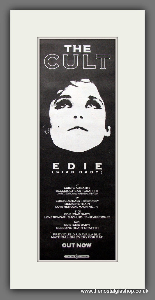 Cult (The) Edie. Ciao Baby. Original Advert 1989 (ref AD200241)