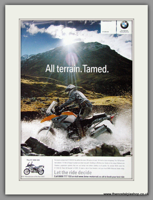 BMW R 1200 GS  Motorcycle. 2006 Original Advert (ref AD51543)