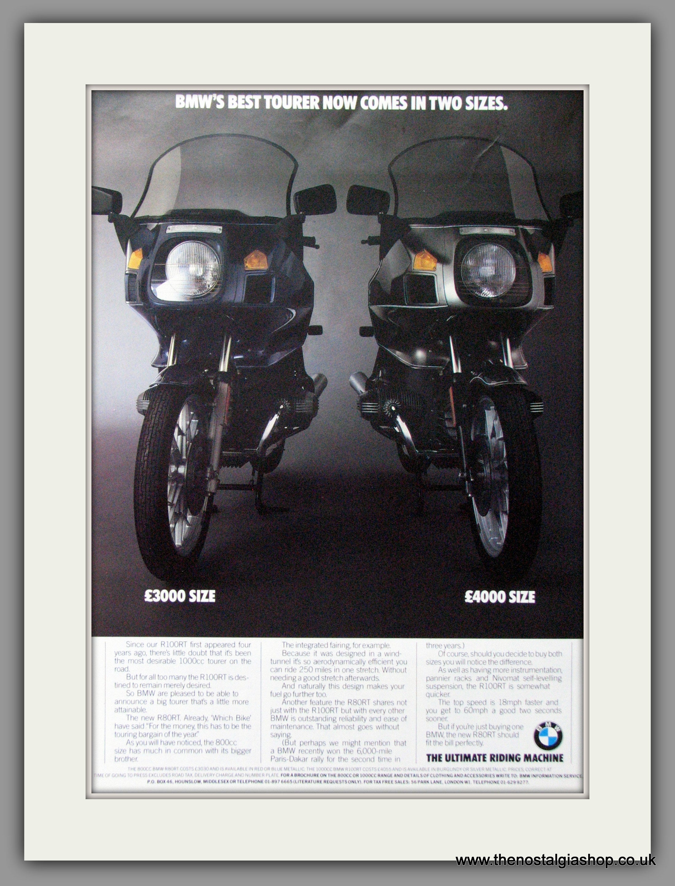 Bmw on sale r80 original