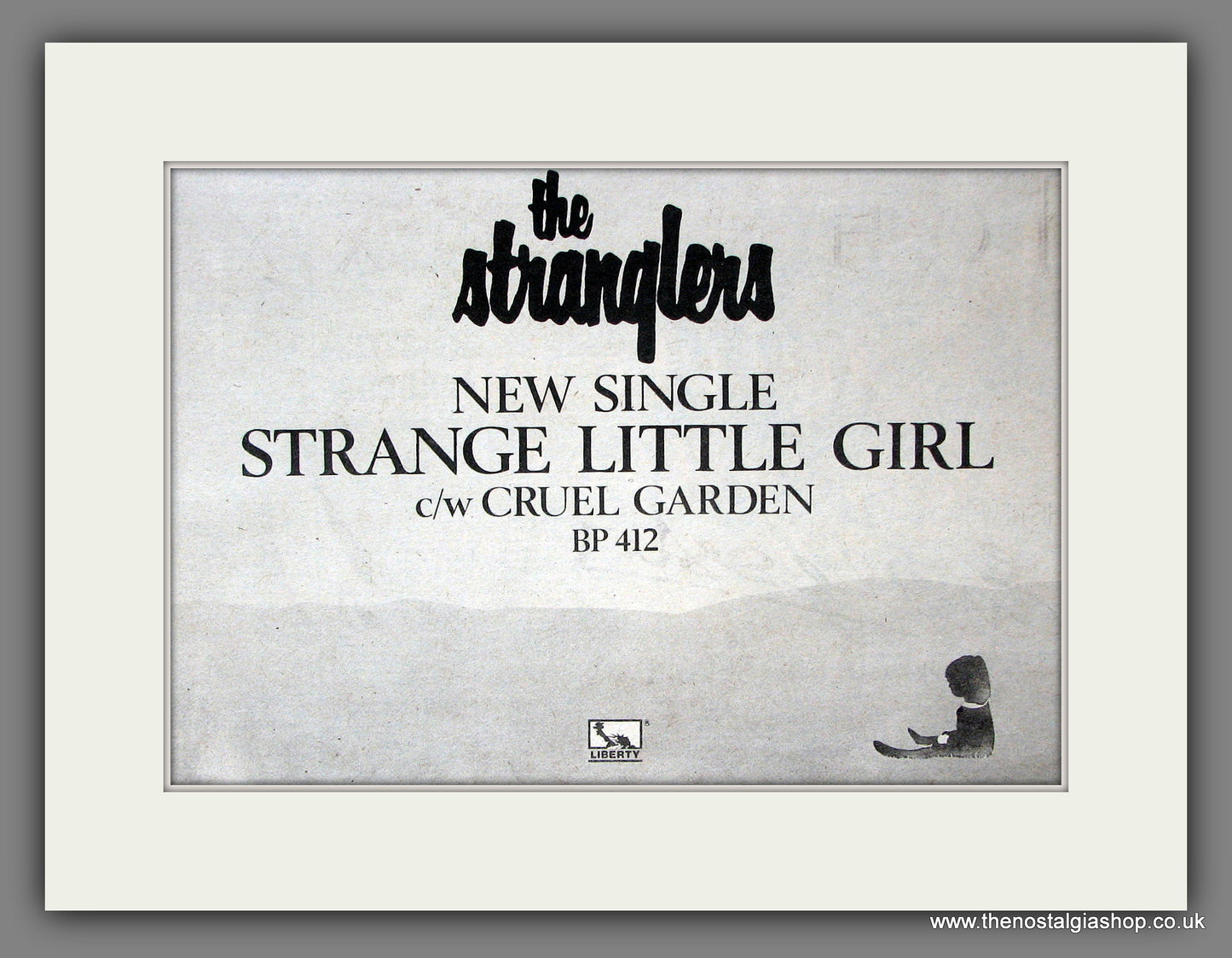 Stranglers (The) Strange Little Girl. Original Vintage Advert 1982 (ref AD56396)