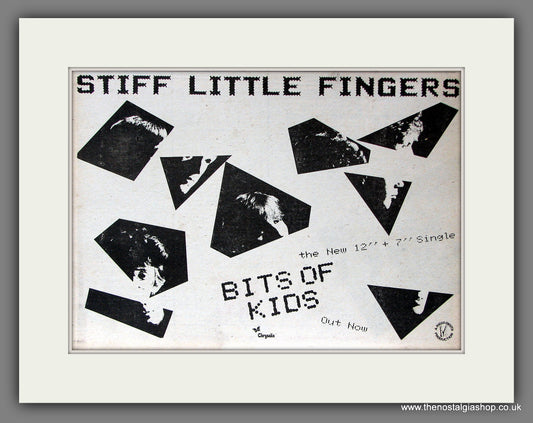 Stiff Little Fingers Bits Of Kids. Original Vintage Advert 1982 (ref AD56415)