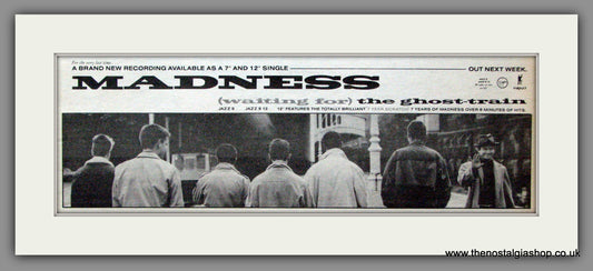 Madness, Ghost Train. 1986 Original Advert (ref AD51729)