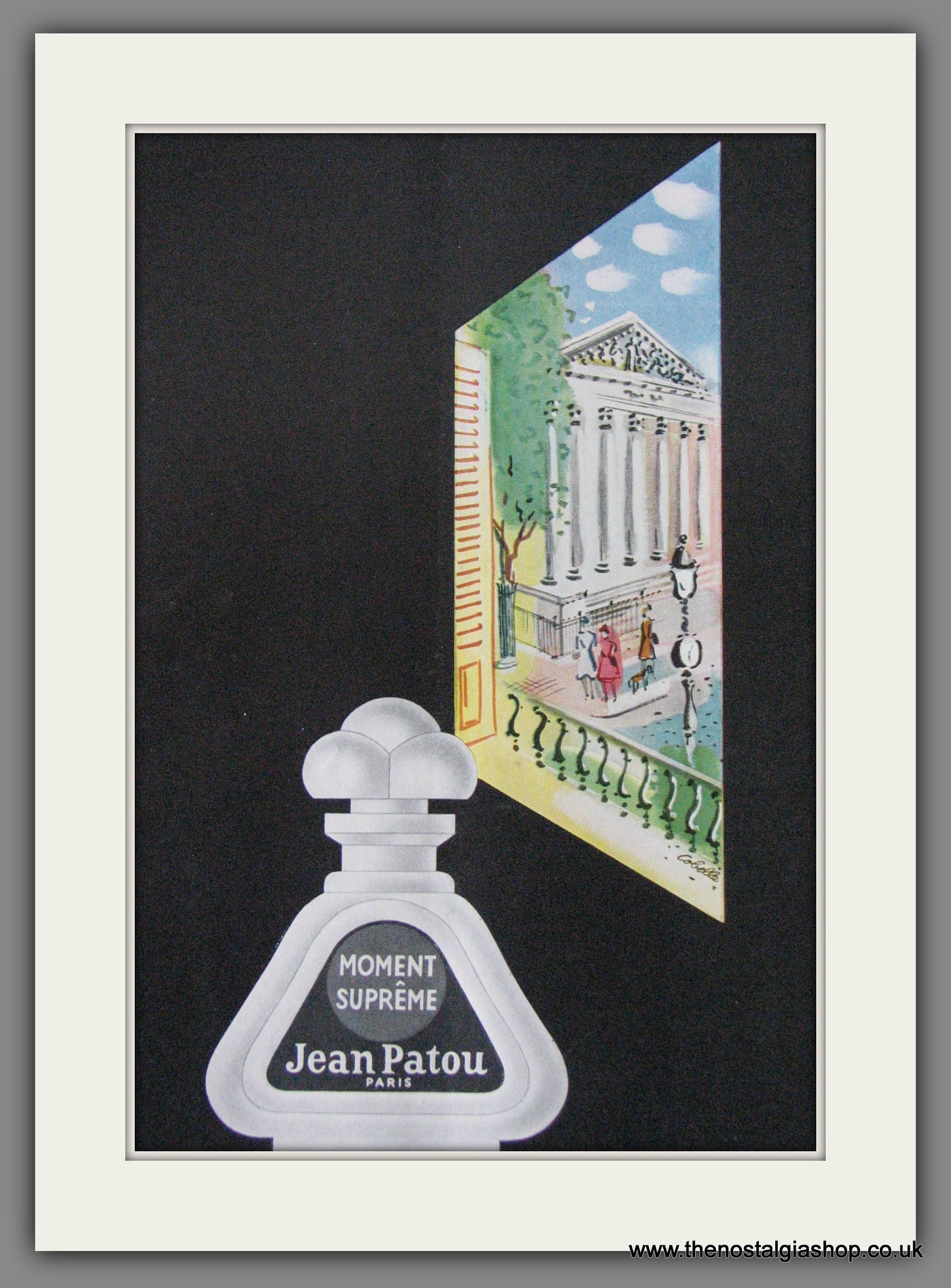 Jean Patou Moment Supreme. Paris. Perfume. Original Advert 1948 (ref AD51669)