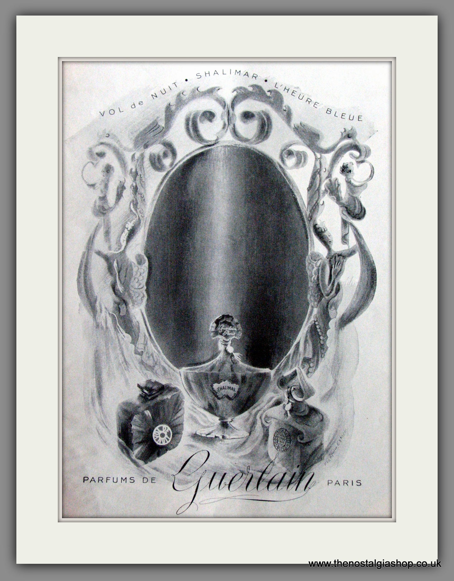 Guerlain. Perfume Range. Paris. Perfume. Original Advert 1948 (ref AD51678)