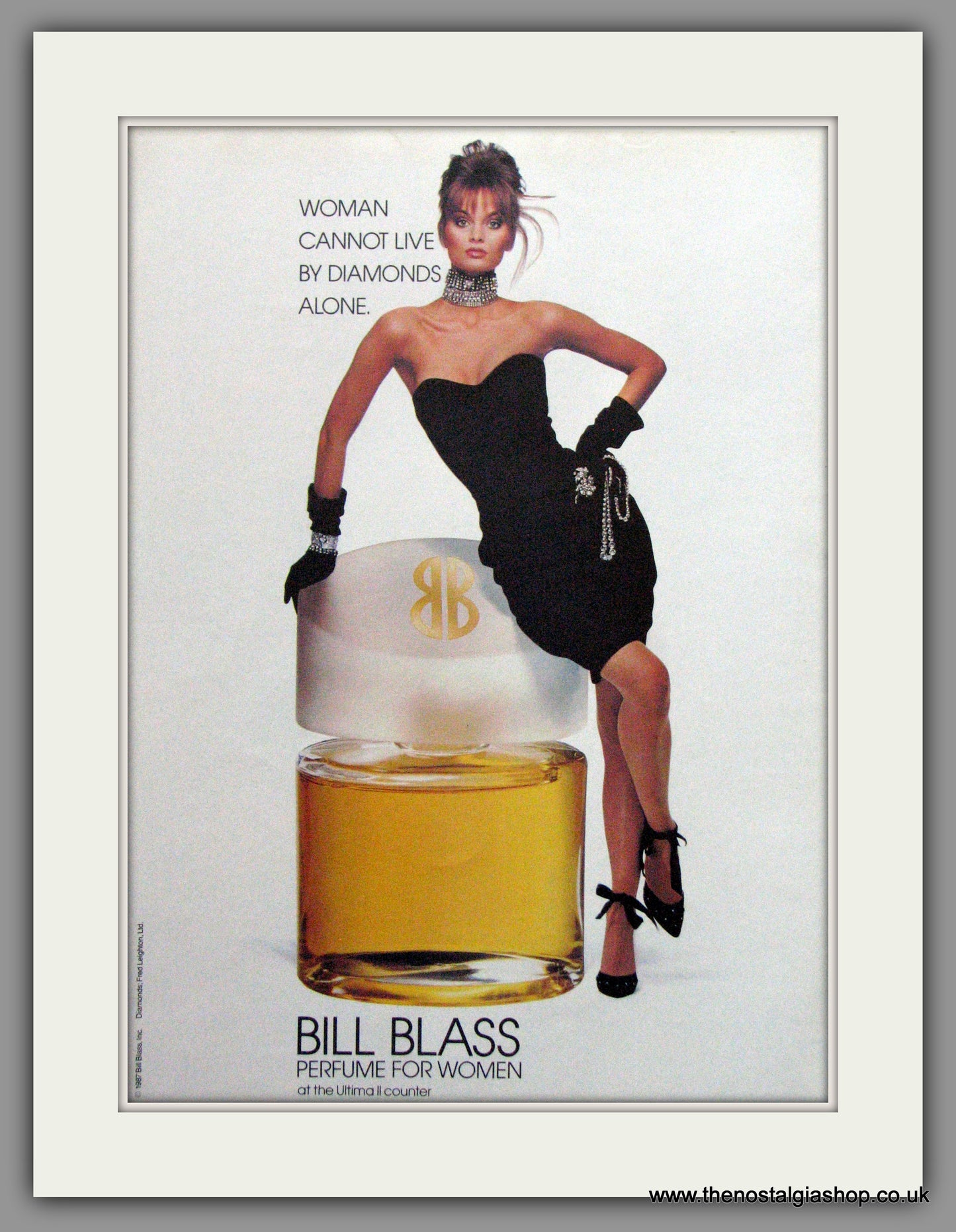 Bill Blass Perfume. Original Advert 1987 (ref AD51687)