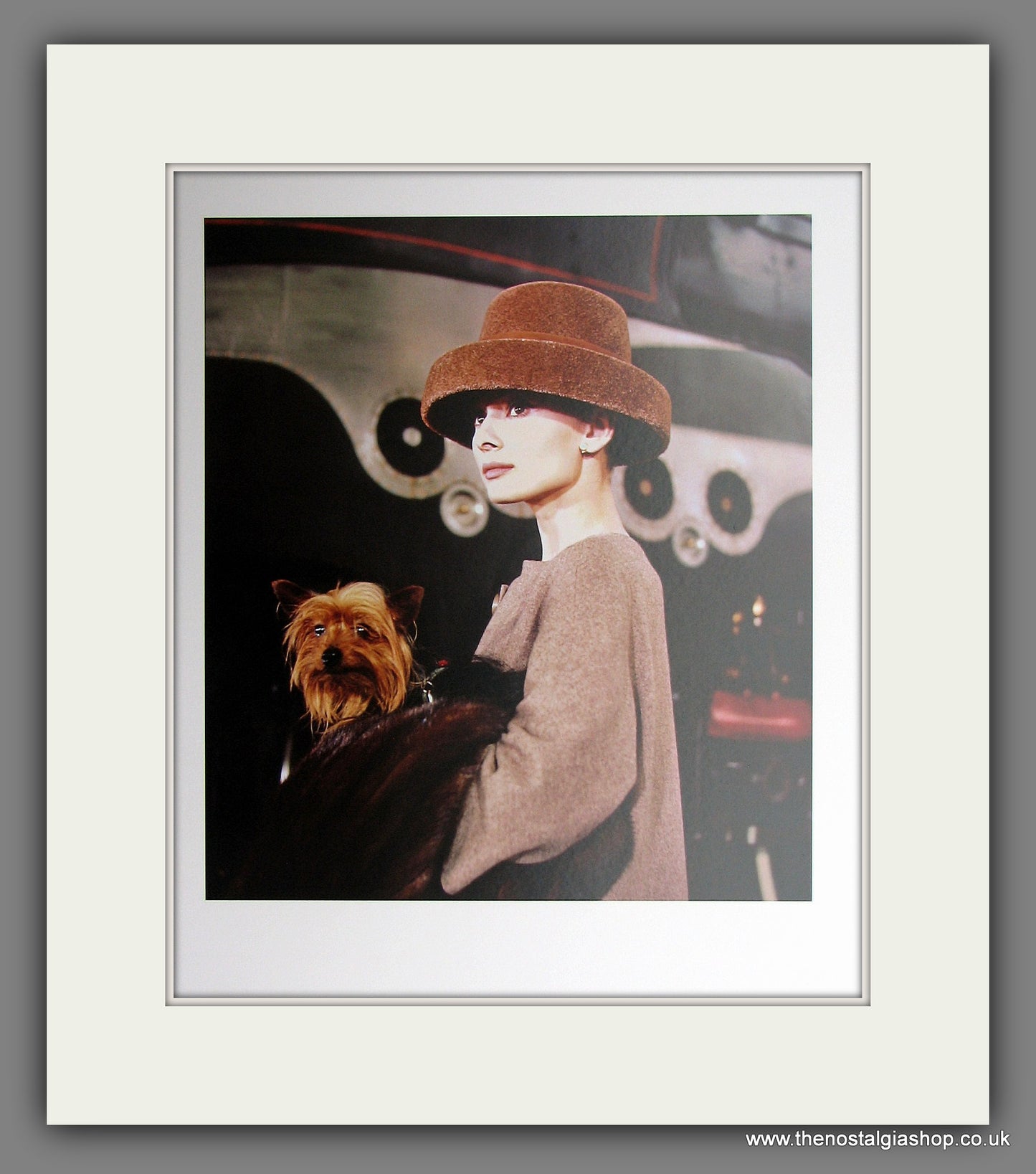 Audrey Hepburn. Mounted Print.