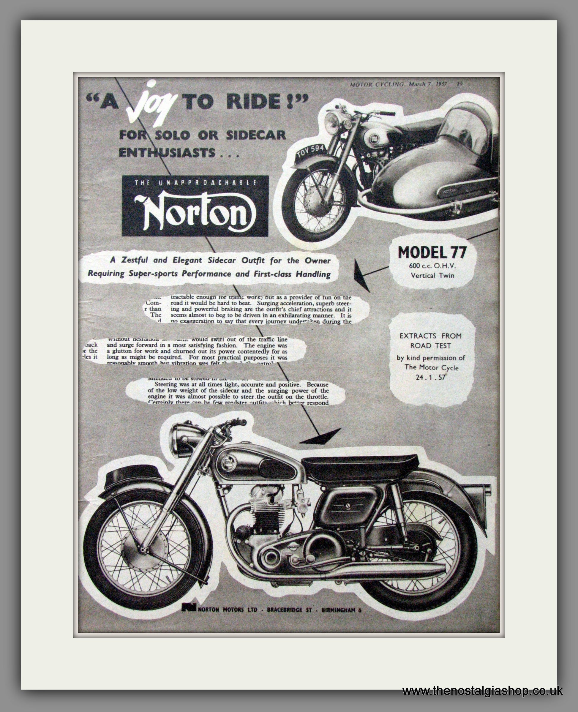 classic norton motorcycles