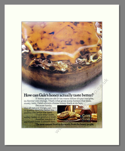 Gale's Honey. Vintage Advert 1977 (ref AD301480)