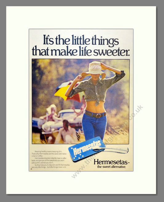 Hermesetas. Vintage Advert 1973 (ref AD301494)