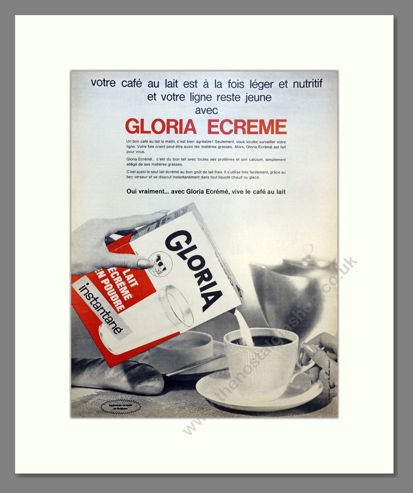 Gloria Ecreme. Vintage Advert 1947 (ref AD301580)