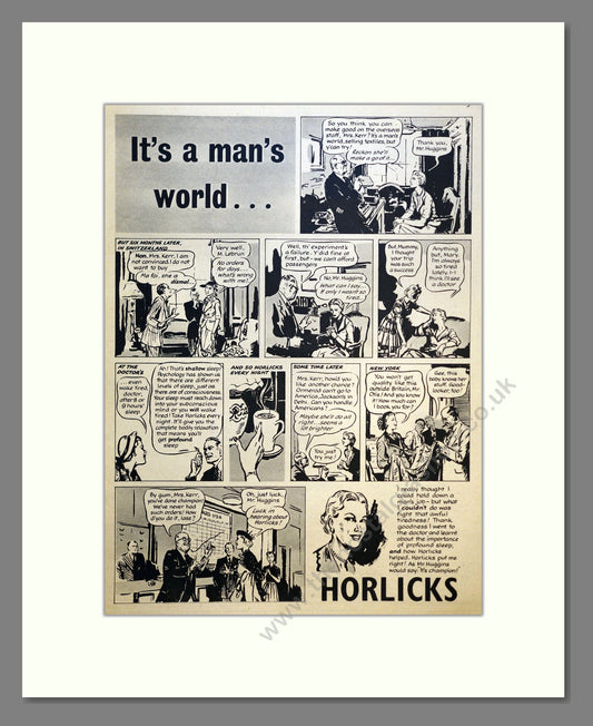 Horlicks. Vintage Advert 1951 (ref AD301659)