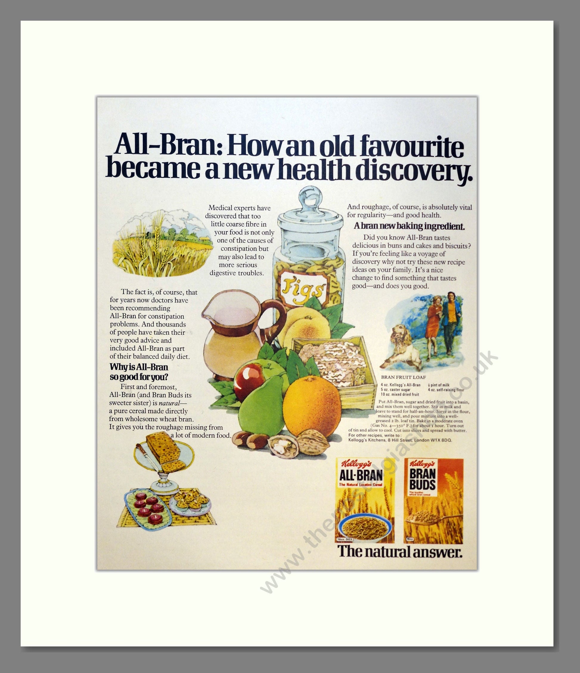 Kellogg's All-Bran. Vintage Advert 1974 (ref AD301691)