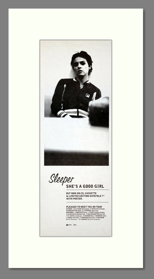 Sleeper - She's A Good Girl. Vintage Advert 1997 (ref AD201275)