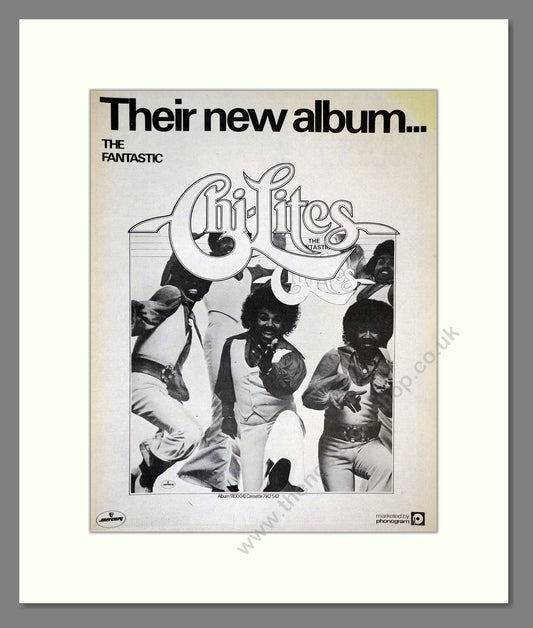 Chi-Lites - The Fantastic Chi-Lites. Vintage Advert 1977 (ref AD17279)