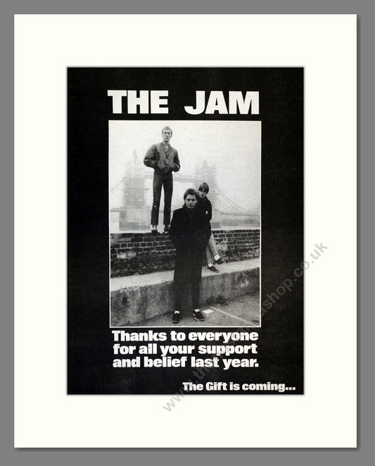 Jam (The) - Thankyou To Fans. Vintage Advert 1982 (ref AD17298)