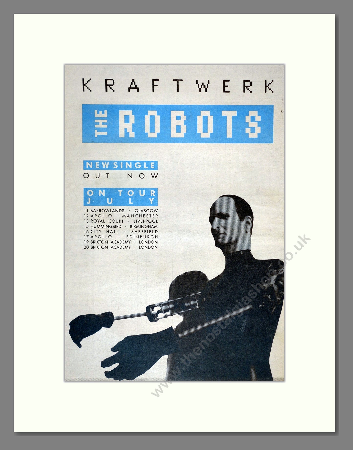 Kraftwerk - The Robots. Vintage Advert 1991 (ref AD17307)