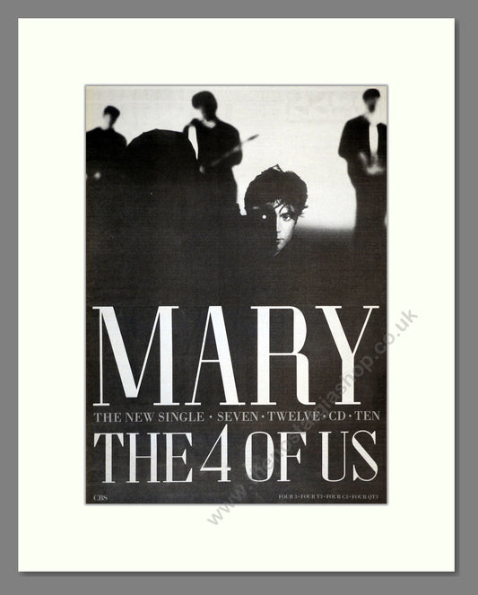 Four Of Us (The) - Mary. Vintage Advert 1989 (ref AD17375)