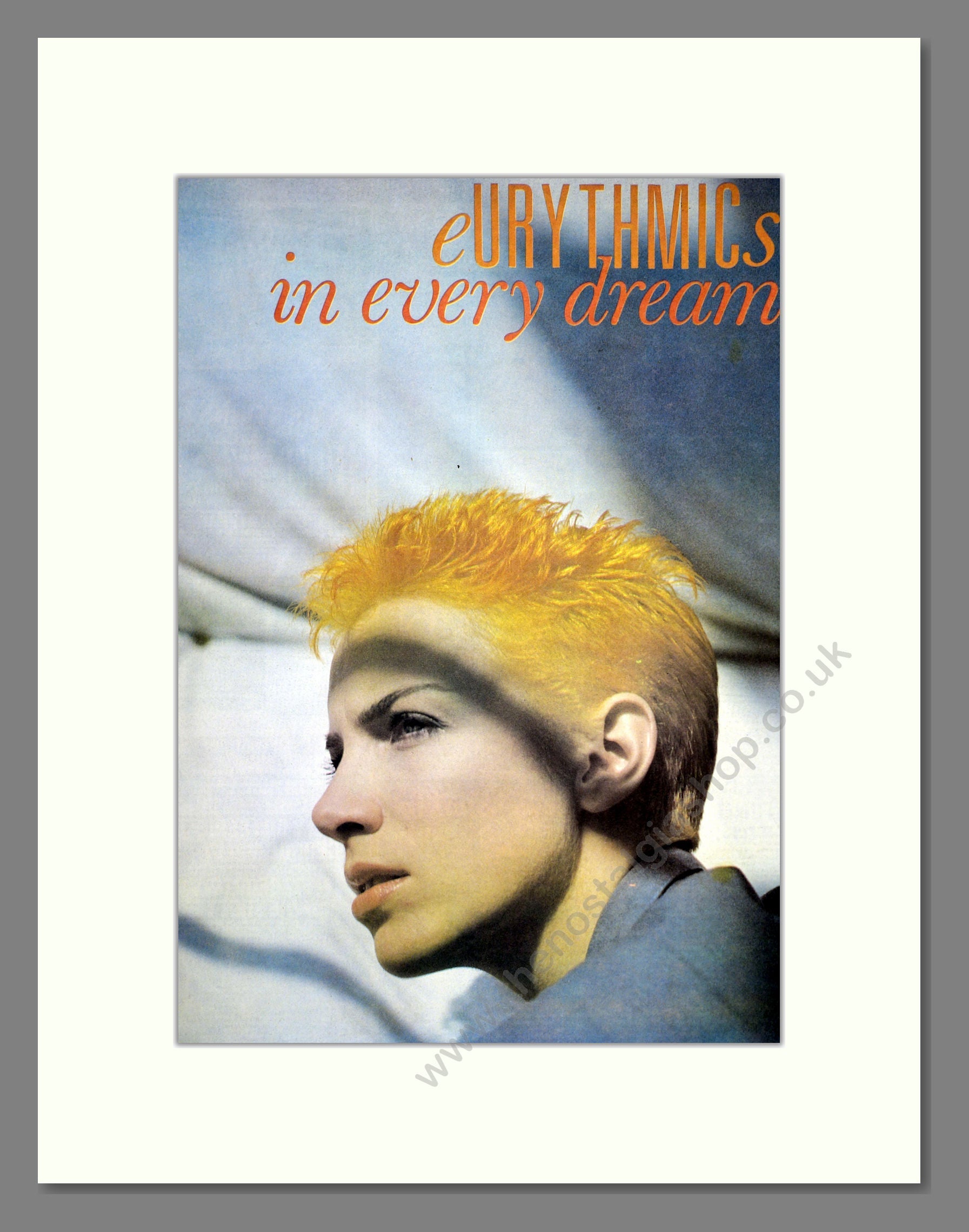 Eurythmics - In Every Dream. Vintage Advert 1983 (ref AD17417)