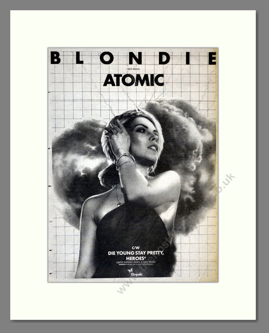 Blondie - Atomic. Vintage Advert 1980 (ref AD17420)