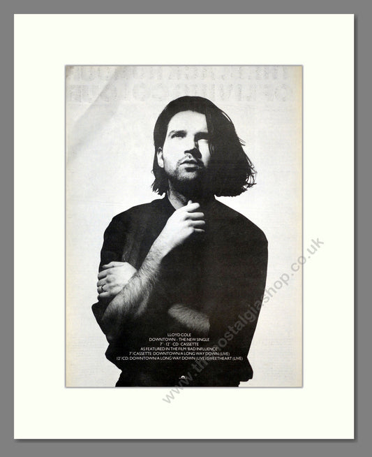 Lloyd Cole - Downtown. Vintage Advert 1990 (ref AD17497)