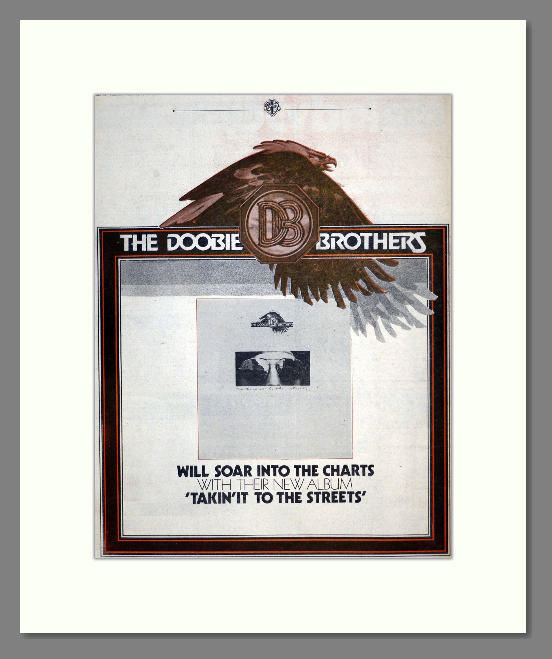 Doobie Brothers (The) - Takin It To The Streets. Vintage Advert 1976 (ref AD17560)