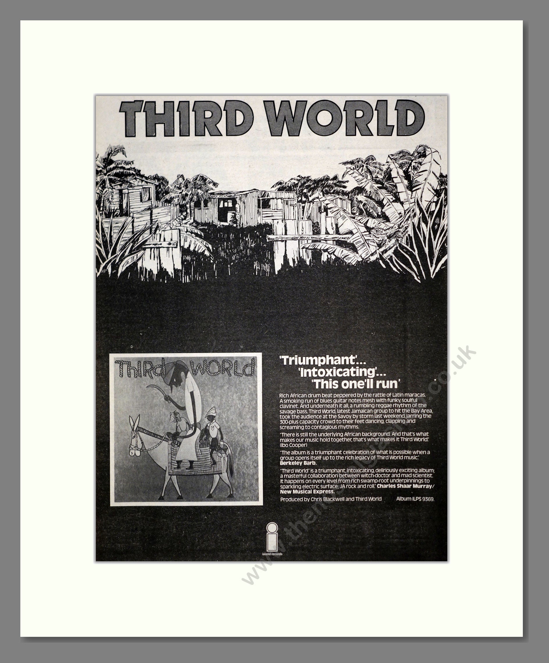 Third World - . Vintage Advert 1976 (ref AD17570)