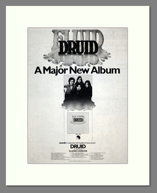 Druid - Fluid Druid. Vintage Advert 1976 (ref AD17585)