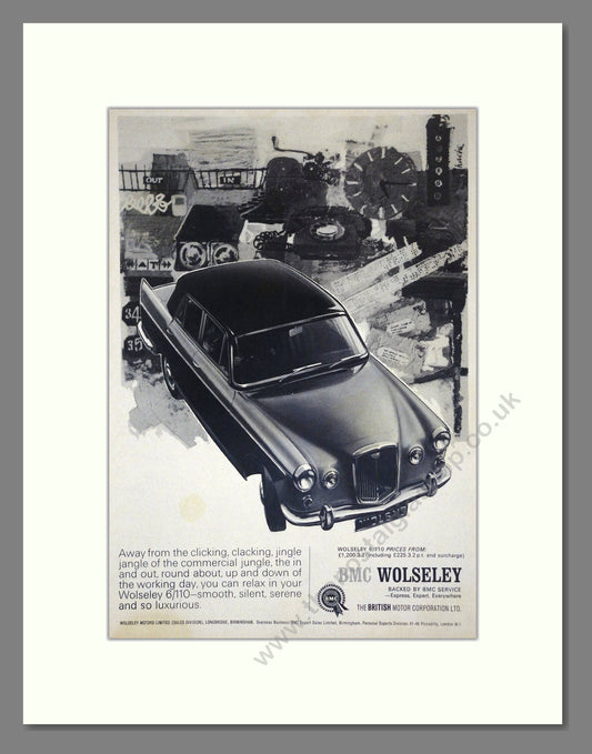 Wolseley - 6/110. Vintage Advert 1966 (ref AD61634)