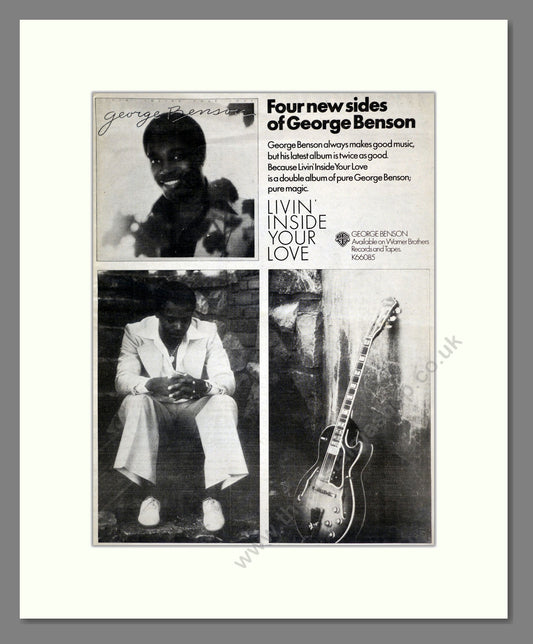 George Benson - Livin Inside Your Love. Vintage Advert 1979 (ref AD17656)