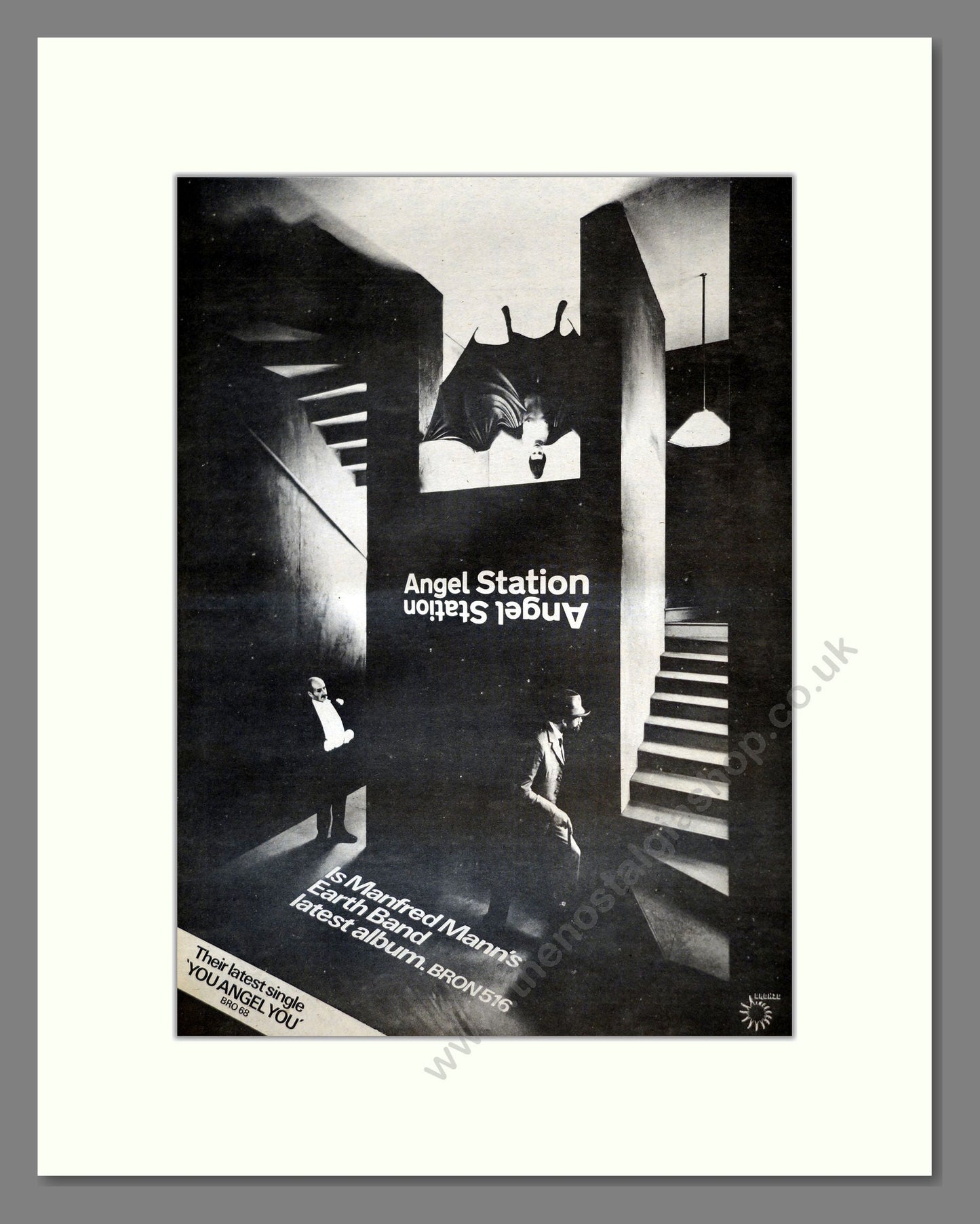 Manfred Mann - Angel Station. Vintage Advert 1979 (ref AD17777)