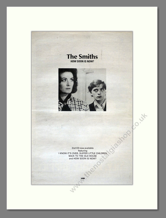 Smiths (The) - How Soon Is Now?. Vintage Advert 1992 (ref AD17807)