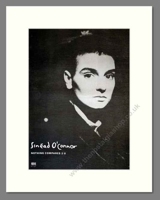 Sinead O'Connor - Nothing Compares 2 U. Vintage Advert 1990 (ref AD17834)