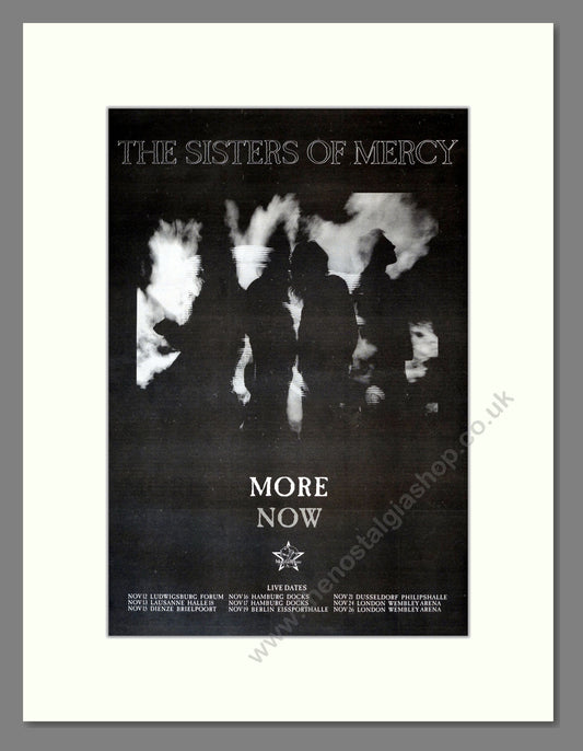 Sisters Of Mercy (The) - More Now. Vintage Advert 1990 (ref AD17844)