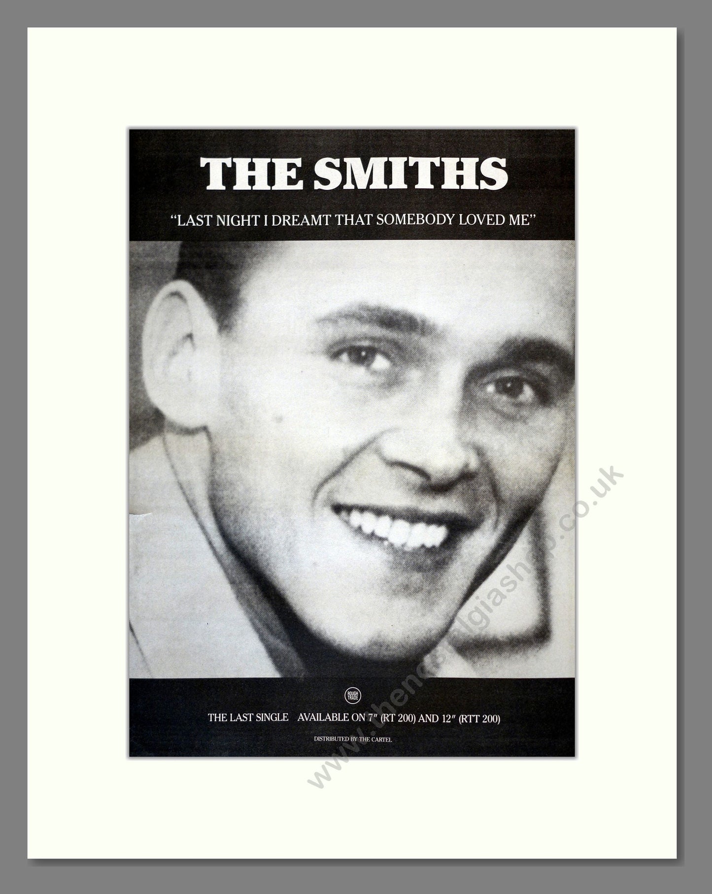 Smiths (The) - Last Night I Dreamt That Somebody Loved Me. Vintage Advert 1987 (ref AD17855)