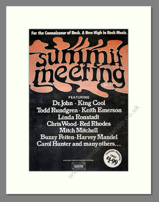 Various Artists - Summit Meeting. Vintage Advert 1976 (ref AD17861)