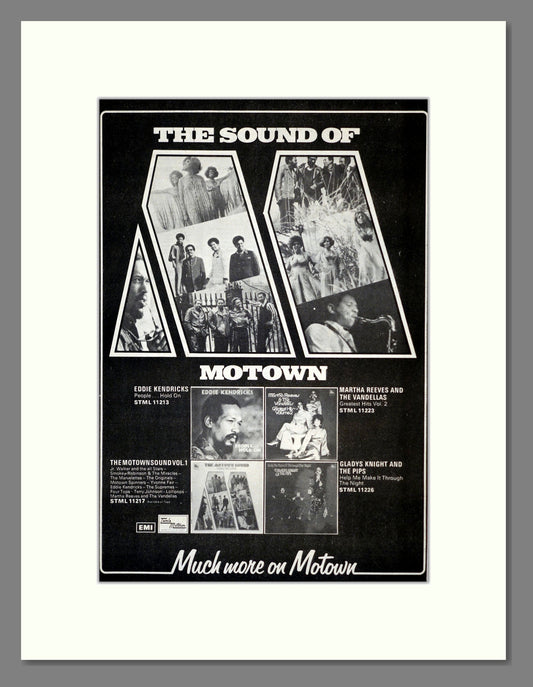 Various Artists - The Sound Of Motown. Vintage Advert 1973 (ref AD17914)