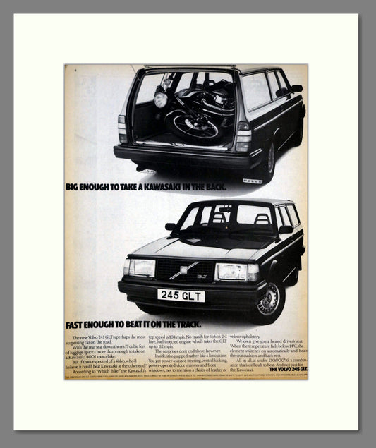 Volvo - 245. Vintage Advert 1981 (ref AD62070)