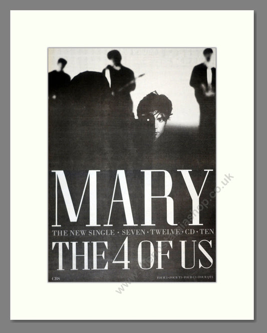 Four Of Us (The) - Mary. Vintage Advert 1989 (ref AD17970)