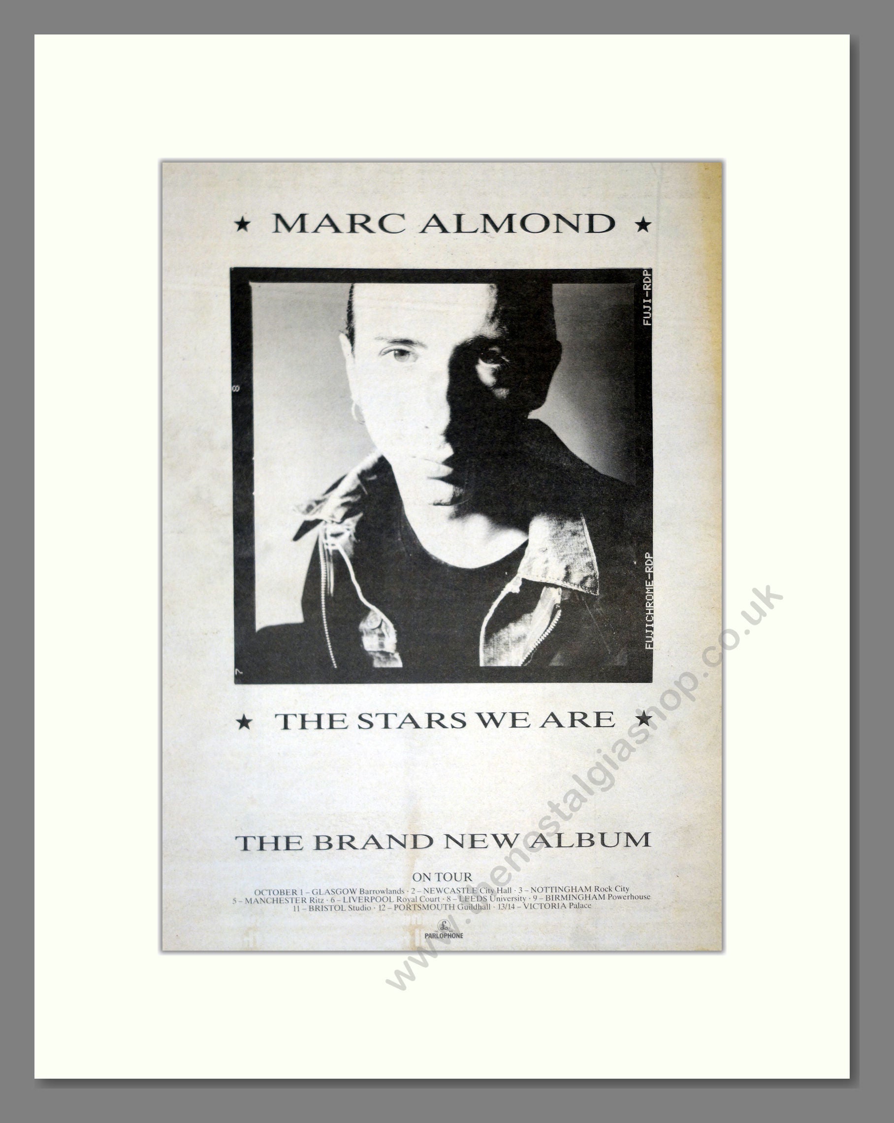 Marc Almond - The Stars We Are. Vintage Advert 1988 (ref AD17987)