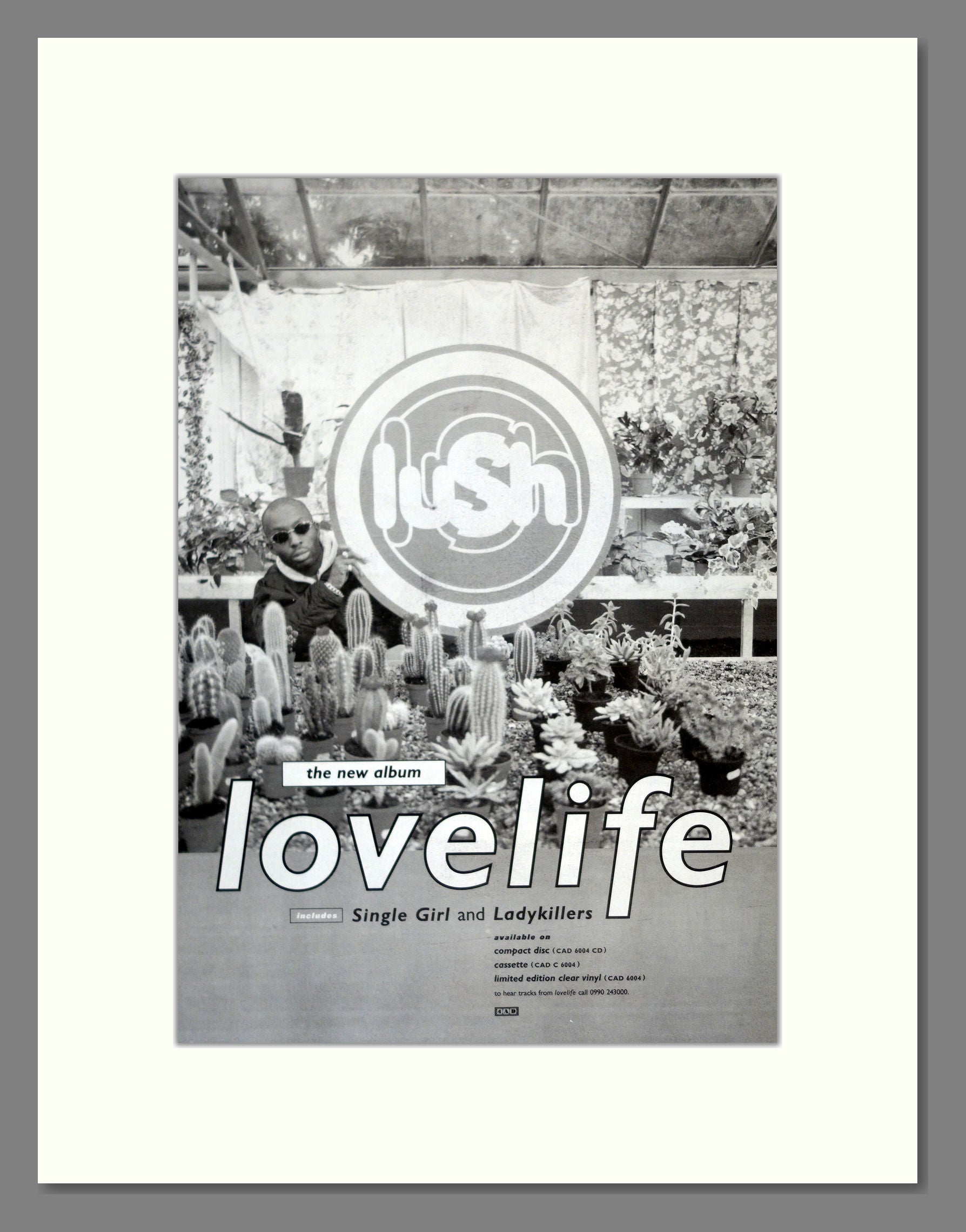 Lush - Lovelife. Vintage Advert 1996 (ref AD18001)