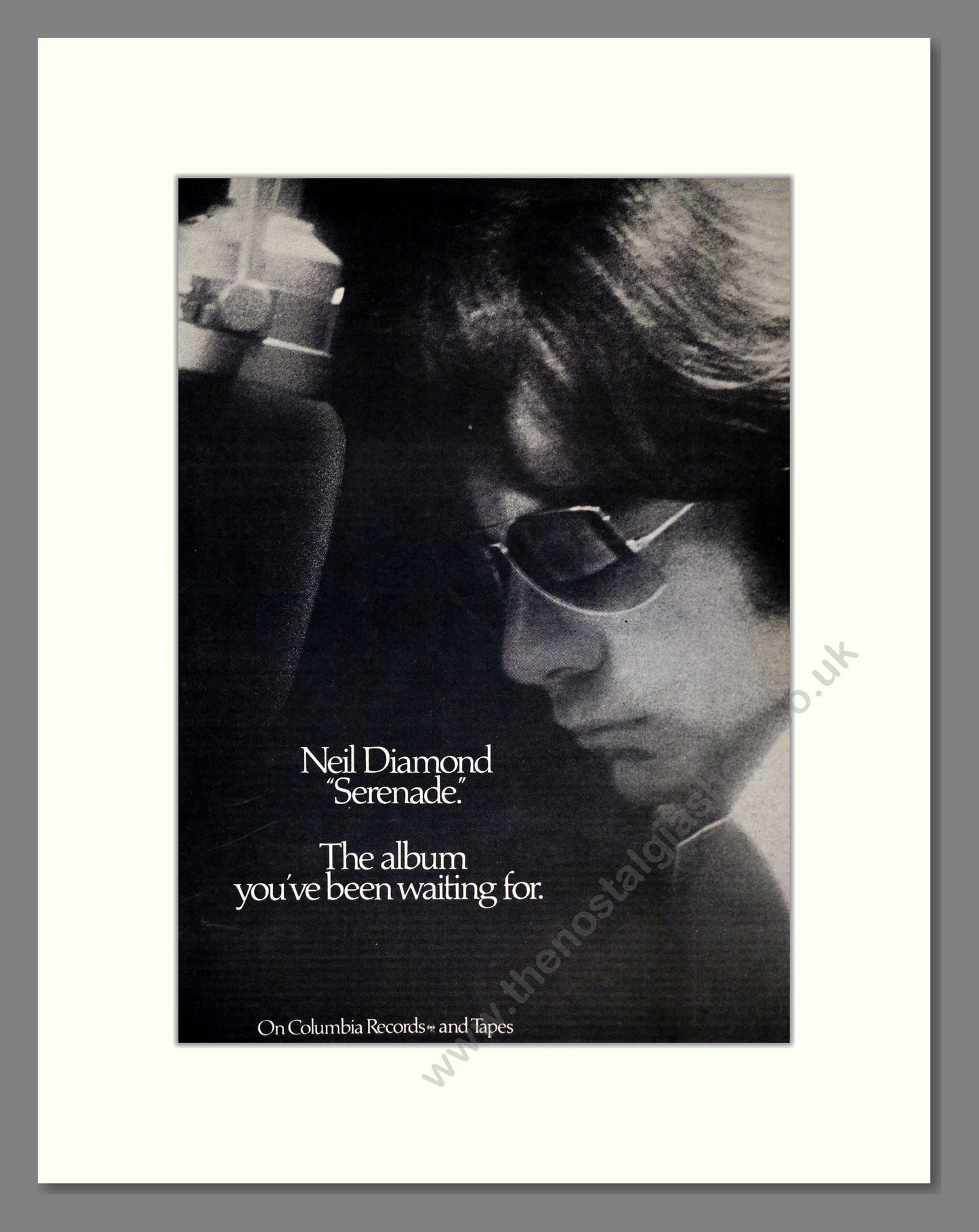 Neil Diamond - Serenade. Vintage Advert 1974 (ref AD301945)