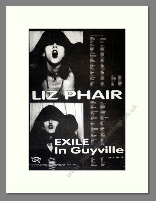 Liz Phair - Exile In Guyville. Vintage Advert 1993 (ref AD18017)