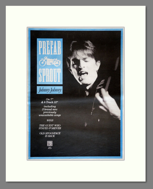 Prefab Sprout - Johnny Johnny. Vintage Advert 1986 (ref AD18045)