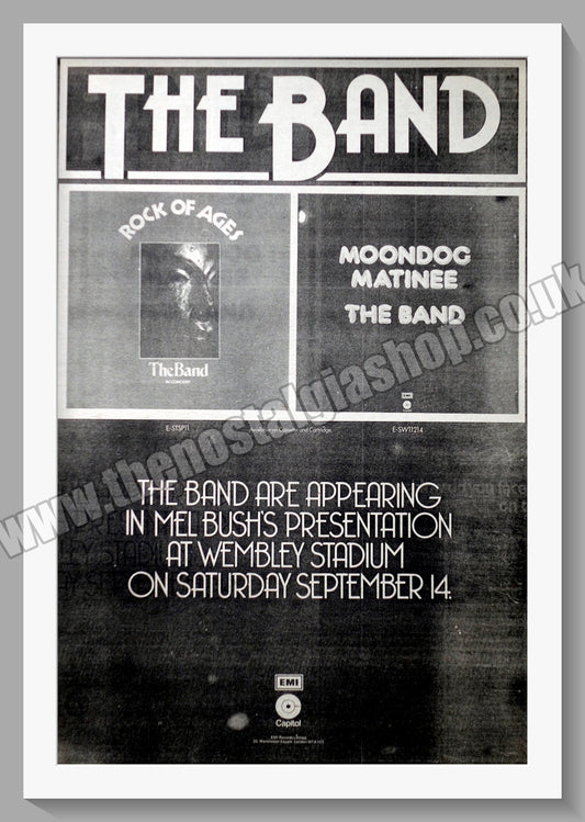 The Band. Rock Of Ages. Original Advert 1974 (ref AD14243)