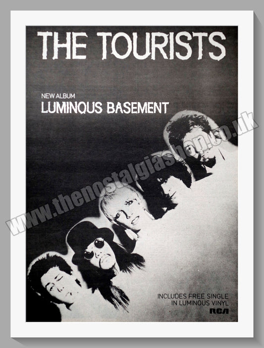 Tourists (The). Luminous Basement. Original Advert 1980 (ref AD14257)