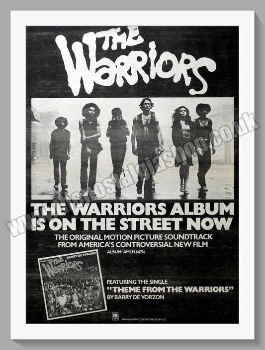 Warriors (The). Theme From The Warriors. Original Vintage Advert 1979 (ref AD14372)