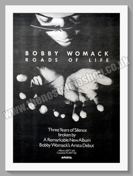 Bobby Womack. Roads Of Life. Original Vintage Advert 1979 (ref AD14415)